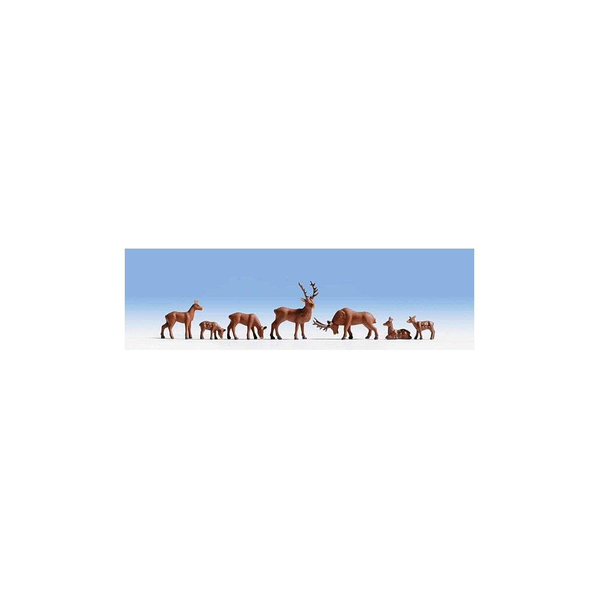 Wild Deer pkg(8), HO, Walthers SceneMaster 6076