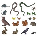Small Animal Set -- Various Small Animals, HO, Busch Gmbh & Co Kg 1153