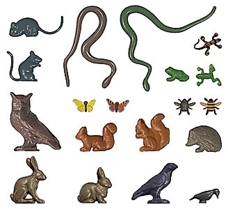 Small Animal Set -- Various Small Animals, HO, Busch Gmbh & Co Kg 1153