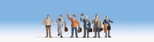 Businessmen -- pkg(6), HO, Noch Gmbh & Co 15226