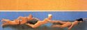 Swimmers -- 1 Male & 2 Females, G, Preiser Kg 45012