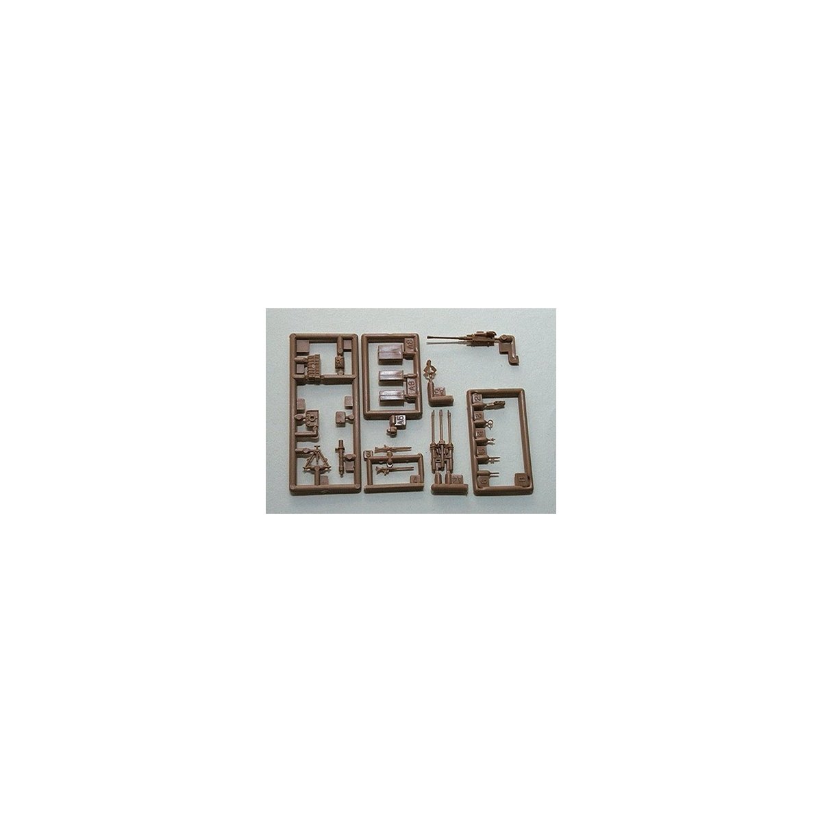 Military Accessories -- Weapons Set, HO, Trident Miniatures 96040