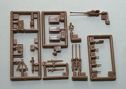 Military Accessories -- Weapons Set, HO, Trident Miniatures 96040