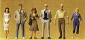 1/50 Scale Figures -- Passers-By pkg(6), 1/50, Preiser Kg 68210