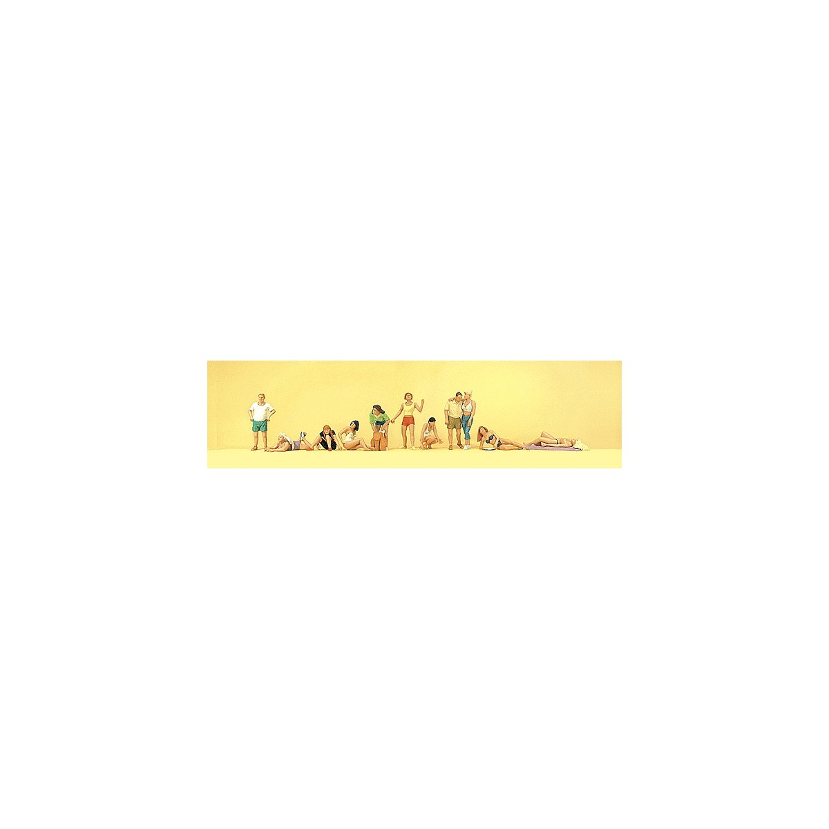 Sports & Recreation -- At The Campsite/Beach pkg(11), HO, Preiser Kg 10538