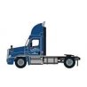 Freightliner Cascadia Raised-Roof 2-Axle Semi Tractor - Assembled -- Yellow Roadway 2 (blue), N, Trainworx Inc 4258402