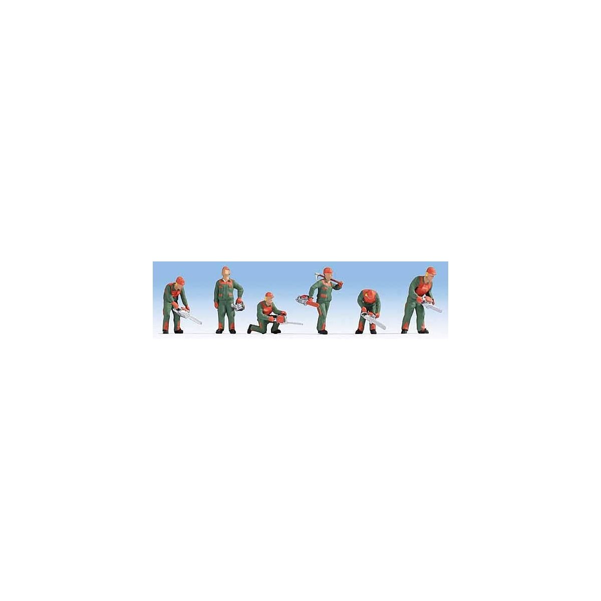 Forest Workers -- Lumberjacks pkg(6), HO, Noch Gmbh & Co 15061