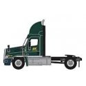 Freightliner Cascadia Raised-Roof 2-Axle Semi Tractor - Assembled -- ABF 2 (green, gray, yellow), N, Trainworx Inc 4259302
