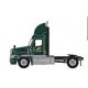Freightliner Cascadia Raised-Roof 2-Axle Semi Tractor - Assembled -- ABF 4 (green, gray, yellow `ABF Freight` Logo), N, Trainwor