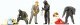 Pedestrians -- Robbers & Victims pkg(6), HO, Preiser Kg 10588