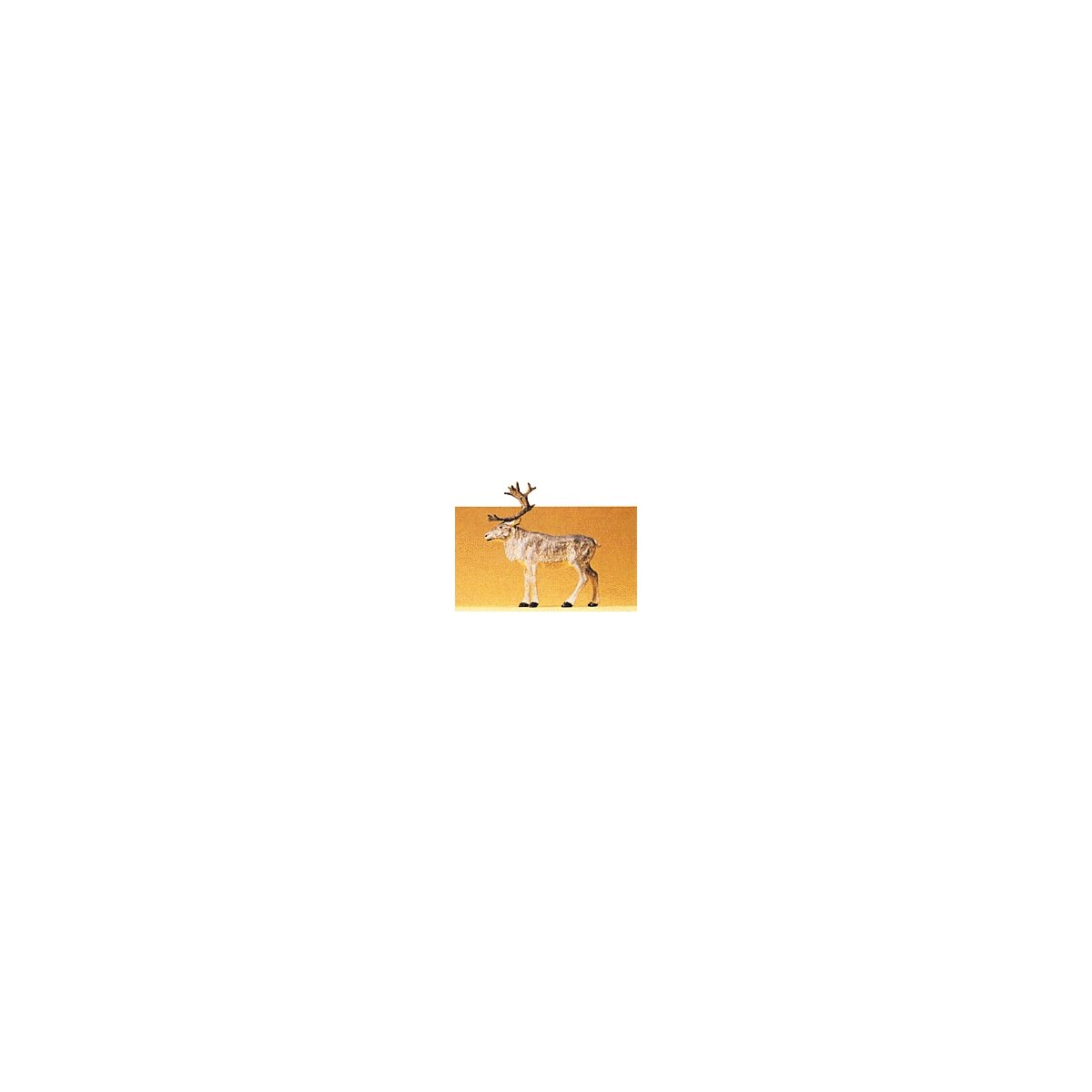 Wild Animal Figures, 1/24 - 1/25 Scale - Individual -- Standing Reindeer, 1/25, Preiser Kg 47538