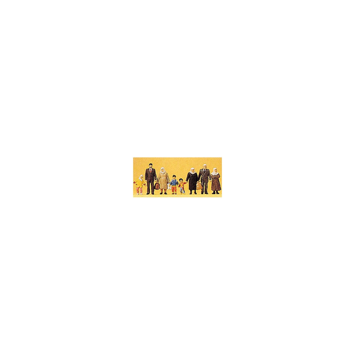 Pedestrians -- Travelers, HO, Preiser Kg 10343