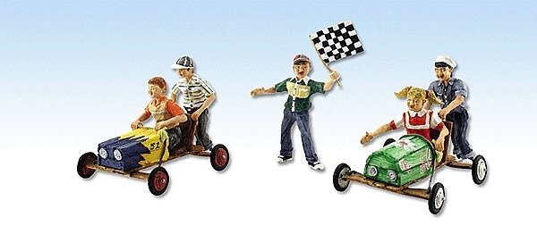 Downhill Derby - Scenic Accents(R), HO, Woodland Scenics 1952