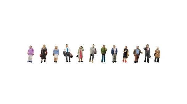 Walking People -- pkg(12), N, TomyTec Co LTD 328179