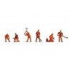 Railway Construction Group - Trackworkers -- pkg(6), N, Noch Gmbh & Co 38012