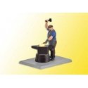 Animated Blacksmith with Glowing Iron -- 14-16 Volt AC or DC, HO, Viessmann Modellspielwaren 1514
