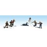 Scenic Accents(R) -- Snowball Fight Participants pkg(6), HO, Woodland Scenics 1894