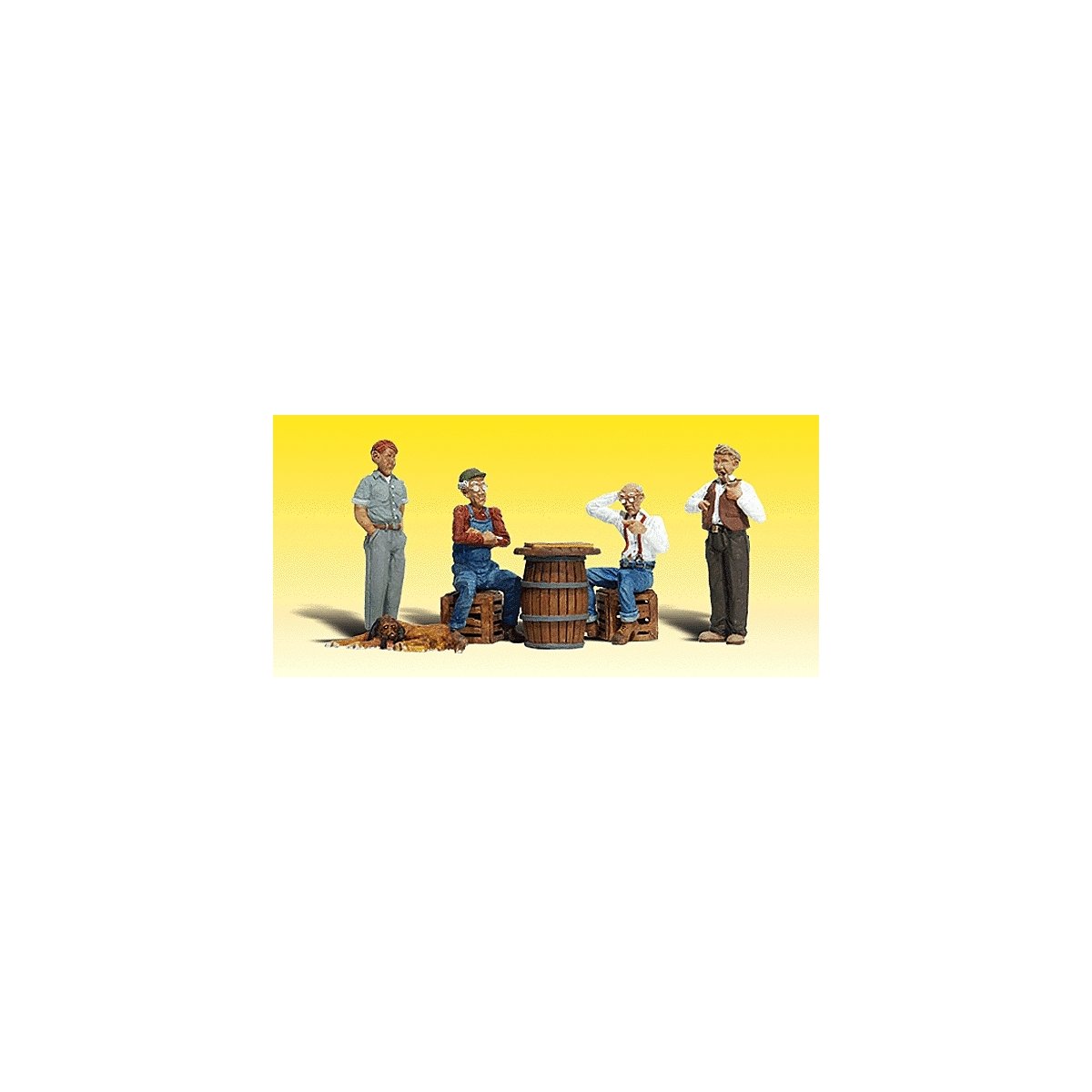 Scenic Accents(R) Figures -- Checker Players, N, Woodland Scenics 2132
