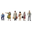 Motel Patrons & Staff -- pkg(6), HO, Preiser Kg 1010587