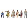 Motel Patrons & Staff -- pkg(6), HO, Preiser Kg 1010587