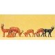 Animals -- Reindeer (Set 2) pkg(6), HO, Preiser Kg 14178