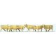 Light Brown Cows -- pkg(6), N, Preiser Kg 79229