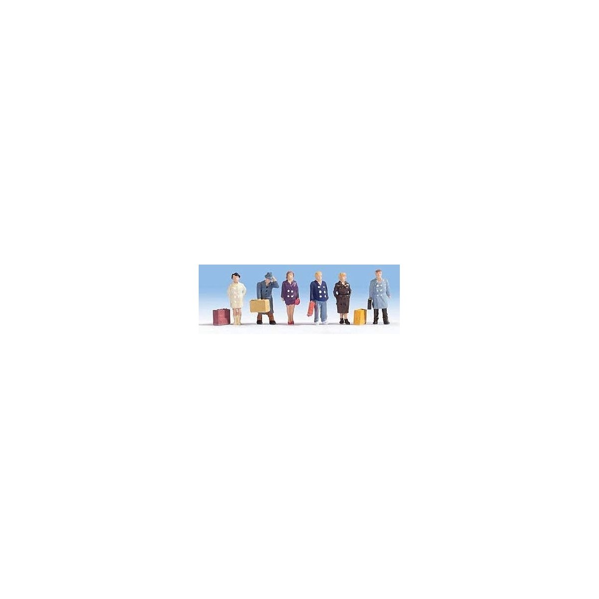 City Travelers -- pkg(6), HO, Walthers SceneMaster 6023
