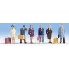 City Travelers -- pkg(6), HO, Walthers SceneMaster 6023