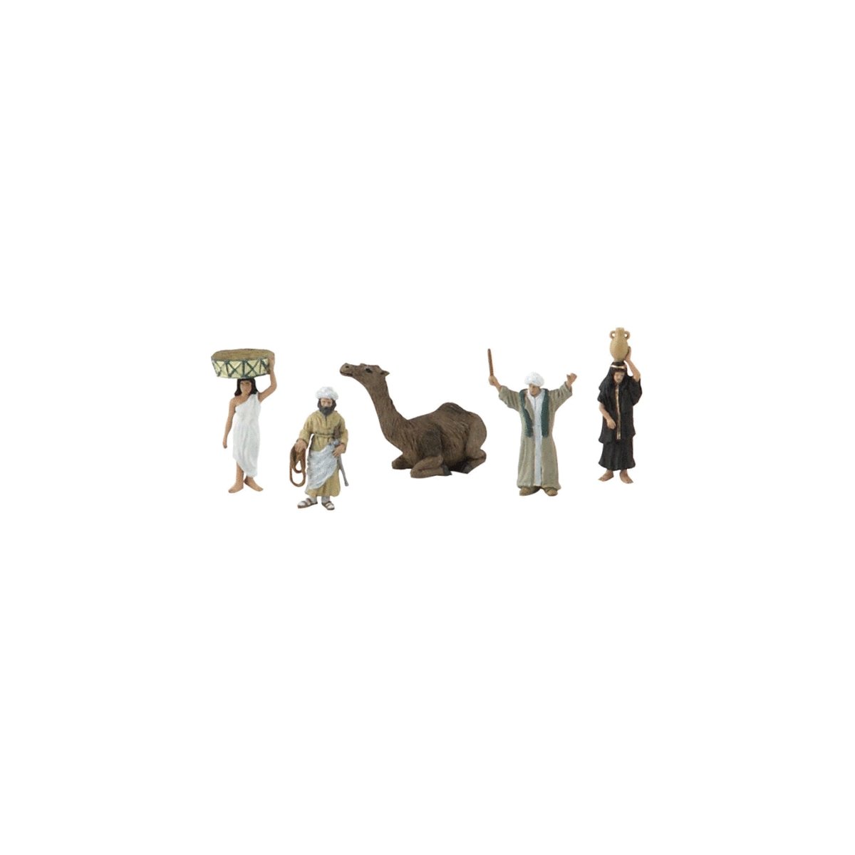 Scene-A-Rama(R) -- Edyptian Cultural Figures pkg(5), All Scales, Woodland Scenics 4441