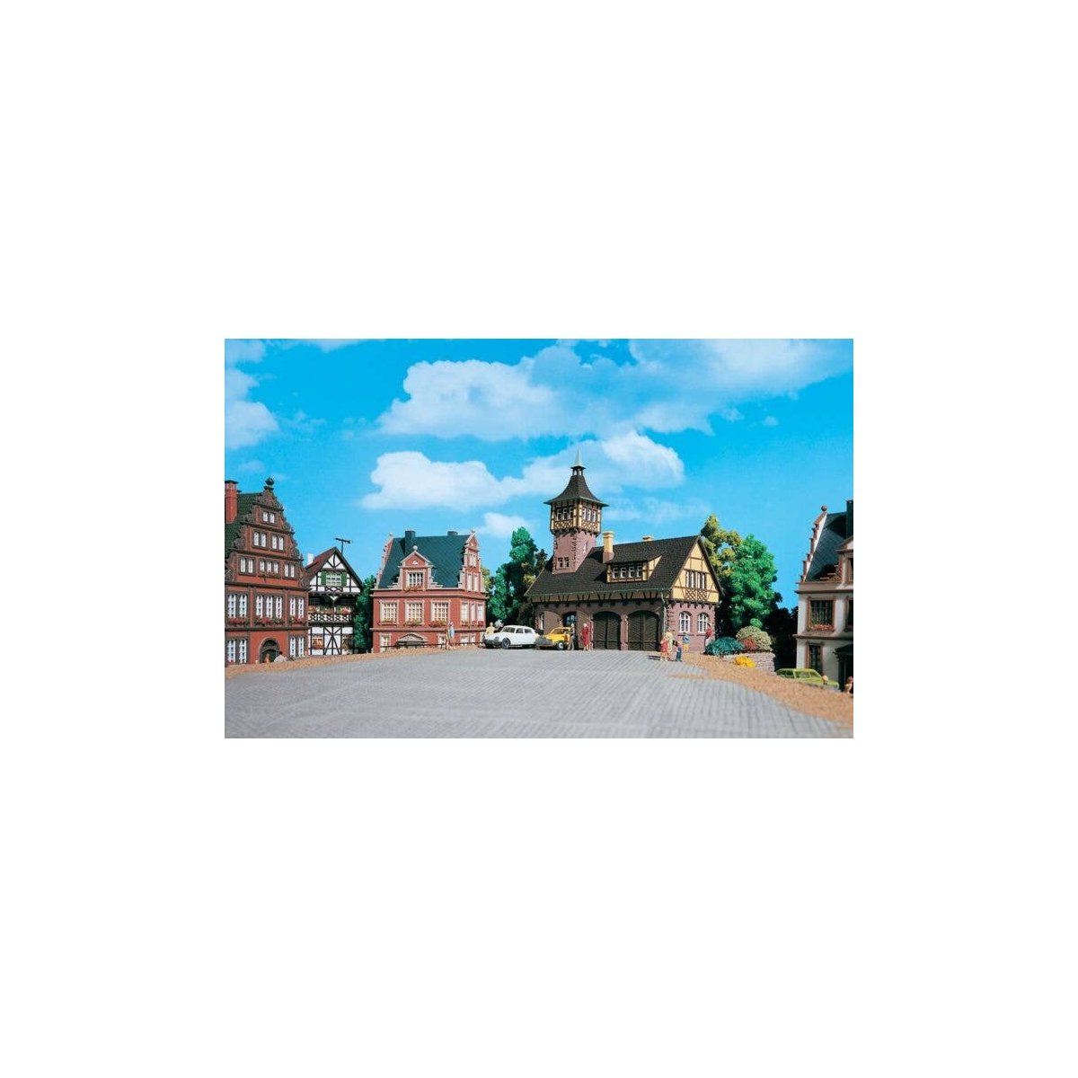 Maintenance Depot -- 5-1/2 x 3-1/8 x 6-5/8′ 14 x 8 x 17cm, HO, Vollmer Gmbh 43756