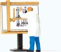 Draftsman at the Drawing Board, HO, Preiser Kg 28153