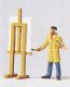 Individual Figure - Working People -- Artist, HO, Preiser Kg 29058