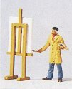 Individual Figure - Working People -- Artist, HO, Preiser Kg 29058