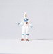Individual Figure - Circus People -- Clown (White Suit), HO, Preiser Kg 29038