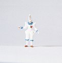 Individual Figure - Circus People -- Clown (White Suit), HO, Preiser Kg 29038