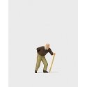 Individual Figure -- Man with Backache, HO, Preiser Kg 28096