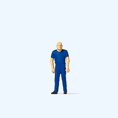 Fireman on Standby, HO, Preiser Kg 28189