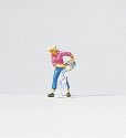 Individual Figure - Working People -- Cleaning the House (Female), HO, Preiser Kg 28049
