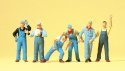 Working People -- US Railway Personnel pkg(6), O, Preiser Kg 65353