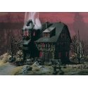 Vampire Villa Haunted Mansion w/Color Weathering Tablets -- 5 x 4 x 4-3/4′ 12.5 x 10 x 11.8cm, N, Vollmer Gmbh 47679