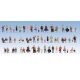 Passengers on the Platform pkg(60), HO, Walthers SceneMaster 6042
