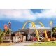 McDonald`s Restaurant w/McCafe -- Kit - 5-7/8 x 3-3/8 x 2-3/16` 14.9 x 8.6 x 5.6cm, N, Vollmer Gmbh 47766