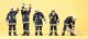Emergency - Modern German Firefighters -- Technical Support Personnel, HO, Preiser Kg 10486