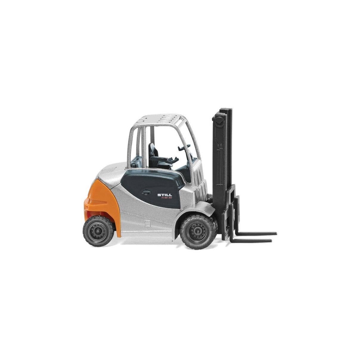 Still RX 60 Forklift - Assembled -- Silver, Yellow, HO, Wiking 66360