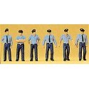 Assorted Firemen -- German, HO, Preiser Kg 10342