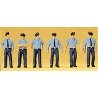 Assorted Firemen -- German, HO, Preiser Kg 10342