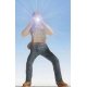 Railfan Photographer with Working Camera Flash -- Blue Pants, HO, East Coast Circuits 95105