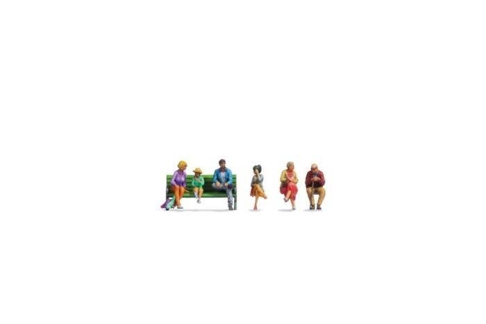 Seated Figures -- pkg(6), N, Noch Gmbh & Co 35400
