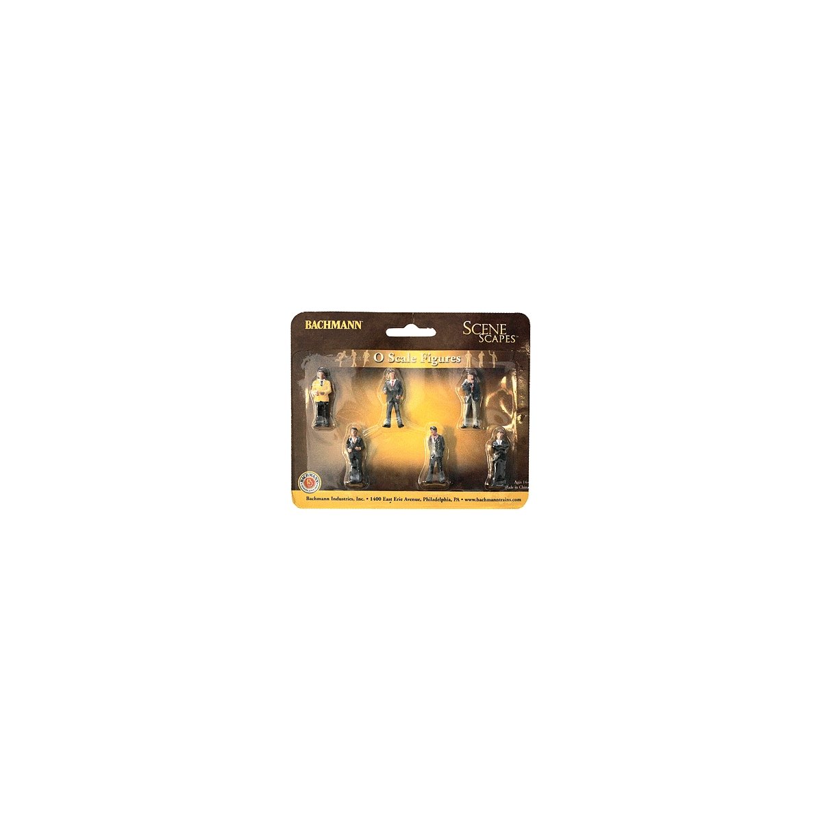 Businessmen - SceneScapes(TM) -- pkg(6), O, Bachmann Industries 33162