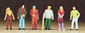 Pedestrians -- Standing, N, Preiser Kg 79019